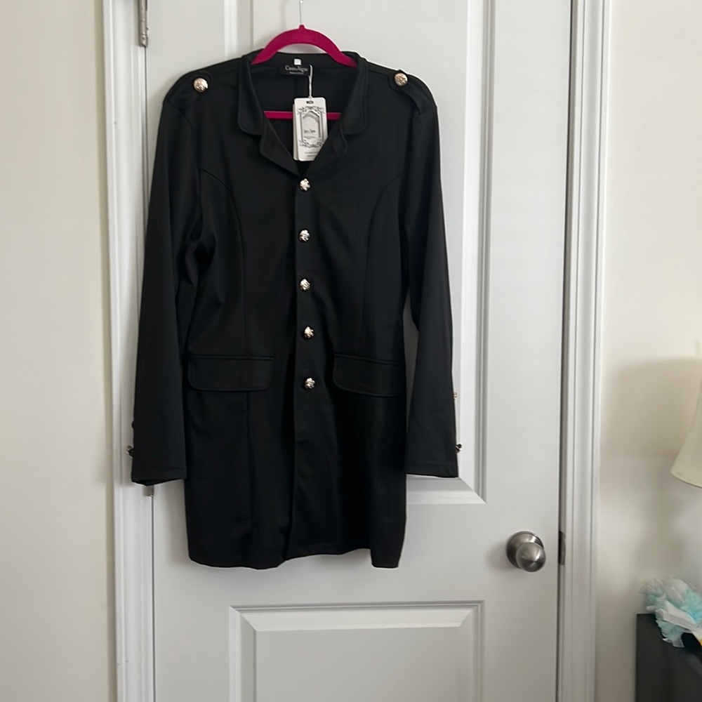 Black Military Style Jacket